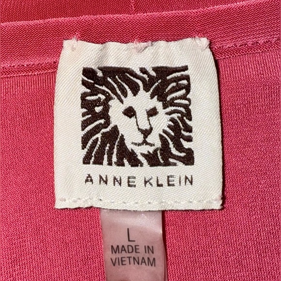 Anne Klein Pink Draped Sleeveless Blouse - Picture 4 of 5
